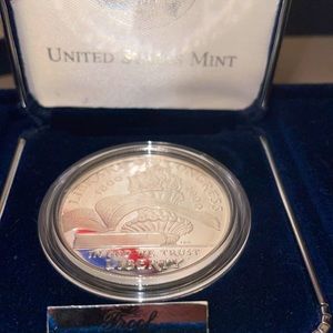 Library of Congress Proof Silver Dollar